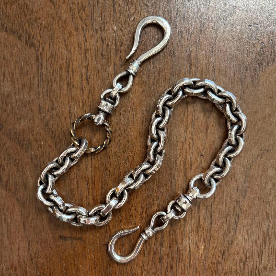 カスタムスーベニアショップロード ウォレットチェーン シルバーアクセサリー 箱付