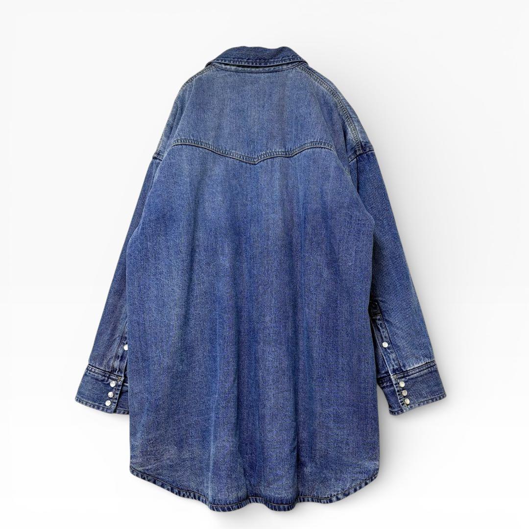 Spick and Span 5 1/2 中綿入りデニムコート ウエスタン F