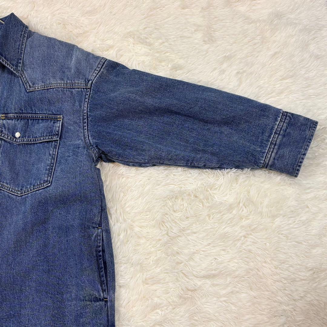 Spick and Span 5 1/2 中綿入りデニムコート ウエスタン F