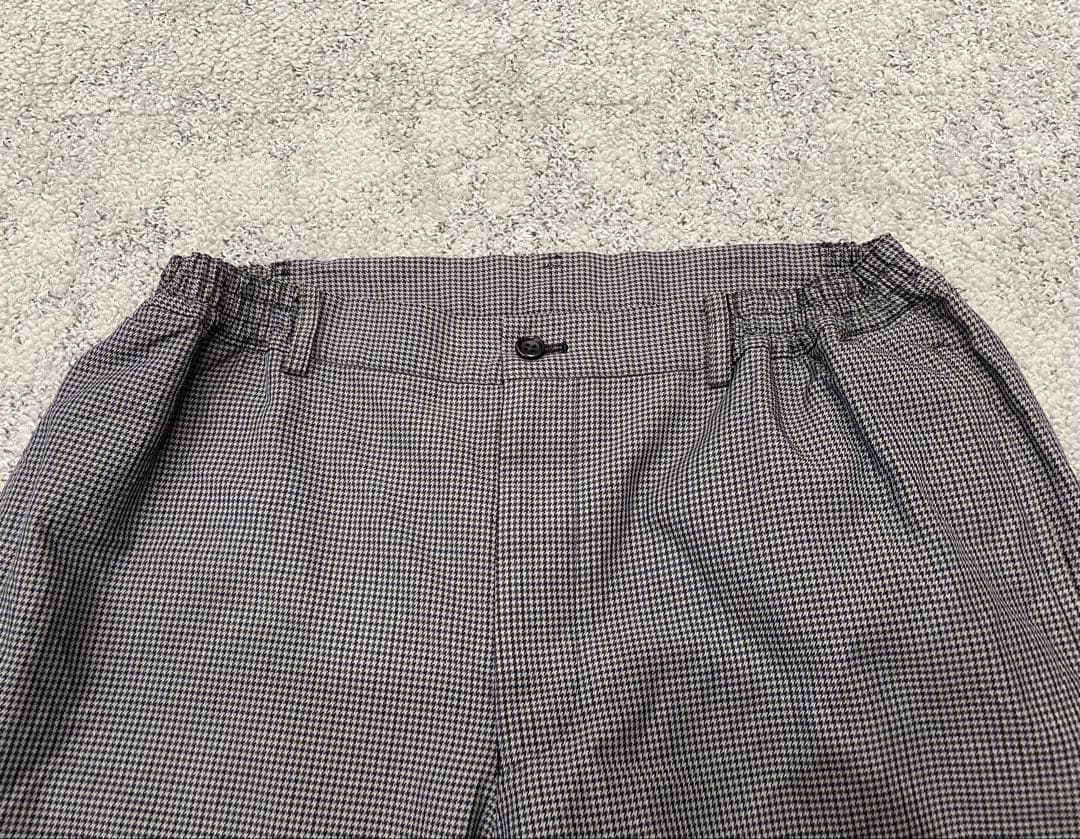 AD2020 CDG DEUX エステルチェックパンツ