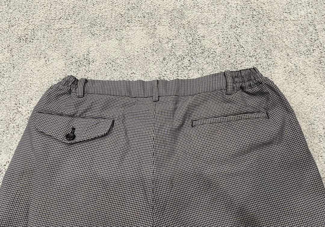 AD2020 CDG DEUX エステルチェックパンツ