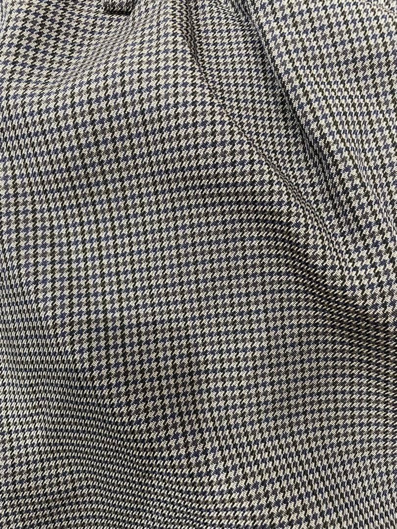 AD2020 CDG DEUX エステルチェックパンツ