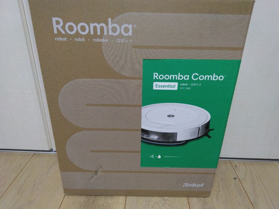 【使用31時間品】 Roomba Combo Essential 個装箱セットA