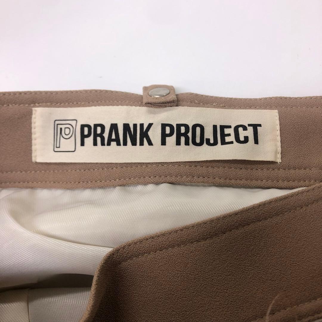 プランクプロジェクト　フリル付きラップミニスカート　リボン付　ベルト付　裏地あり