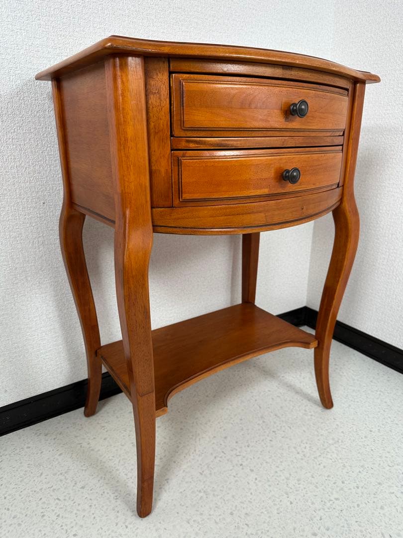 イタリア ヨーロッパ 花台 電話台 コーヒーテーブル 猫足　※i4※