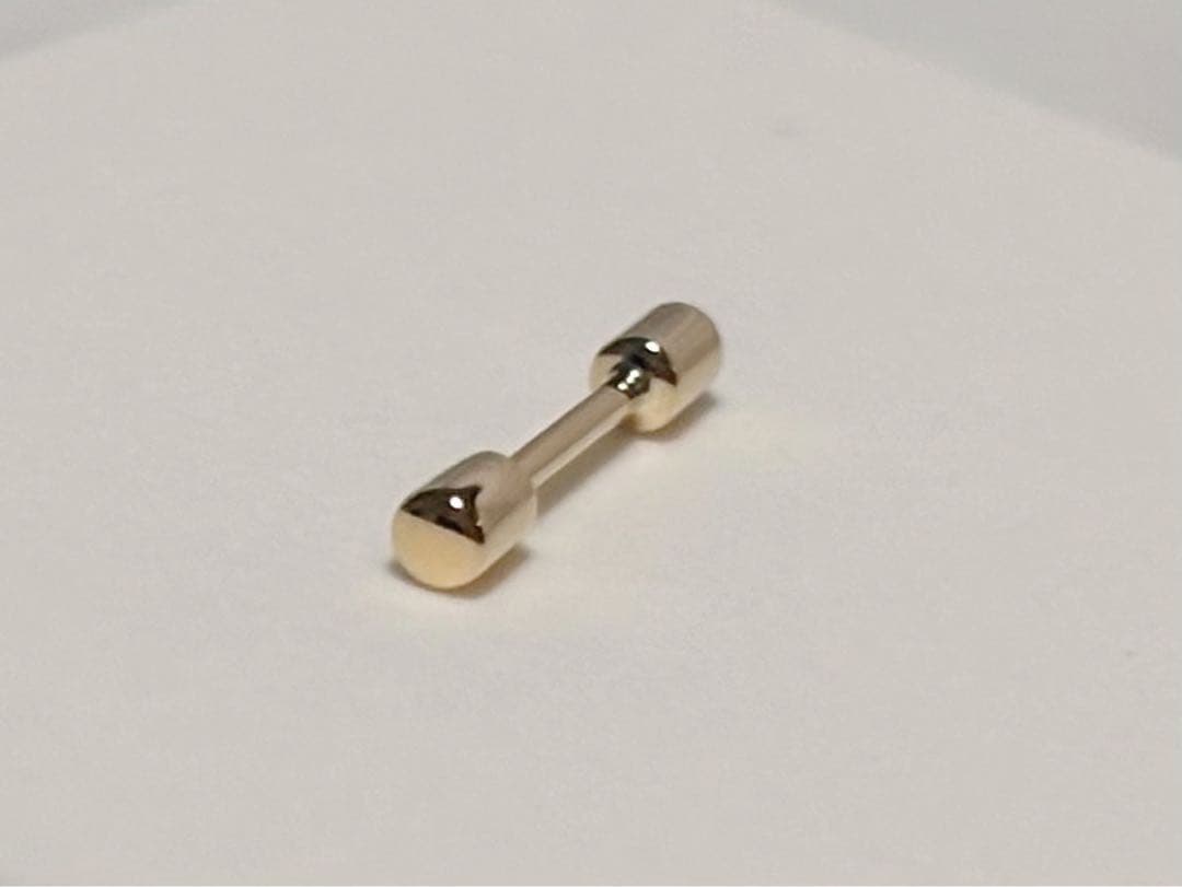 〈シハラ〉ツイストピンピアス01