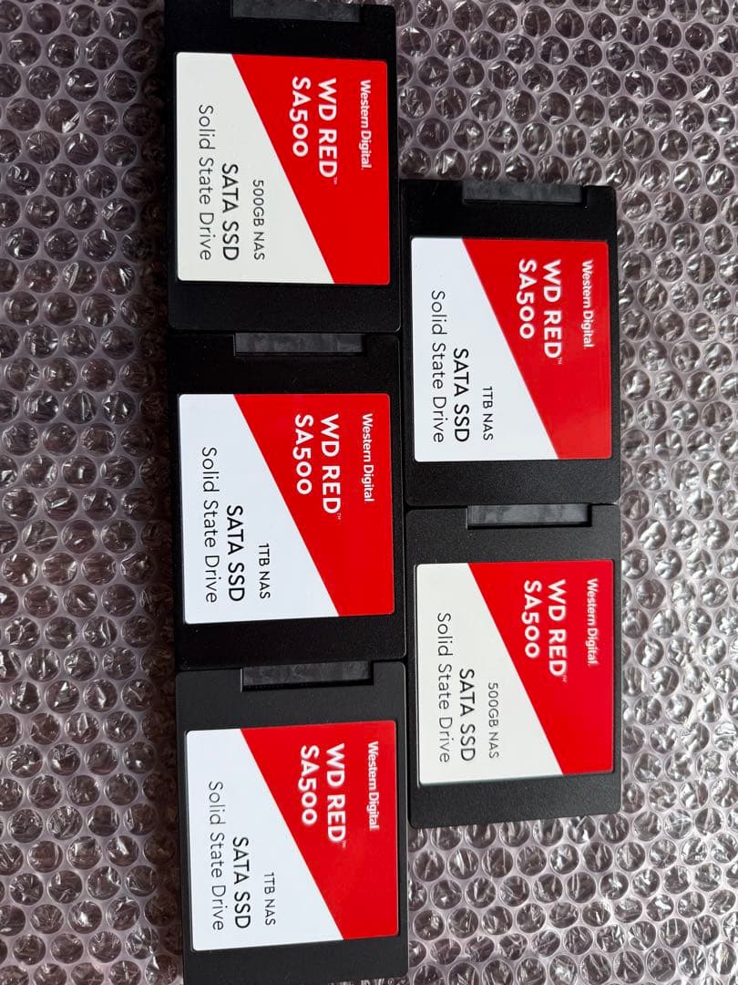 WD RED SA500 1TB/500GB SATA SSD 2.5インチ