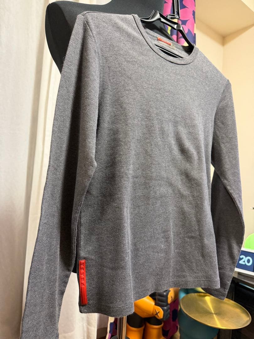 PRADA SPORTグレー 長袖カットソー