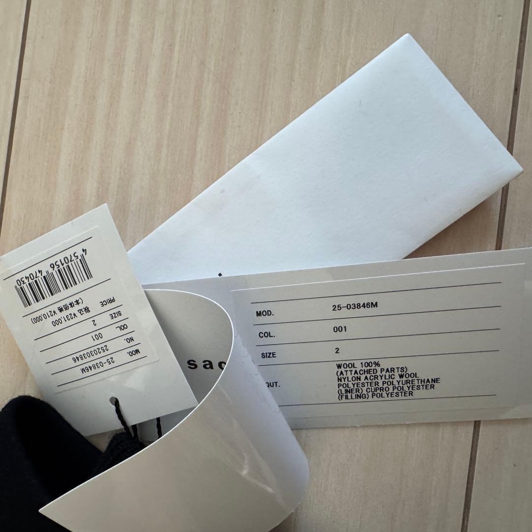 25aw sacai Wool Melton Blouson サイズ2