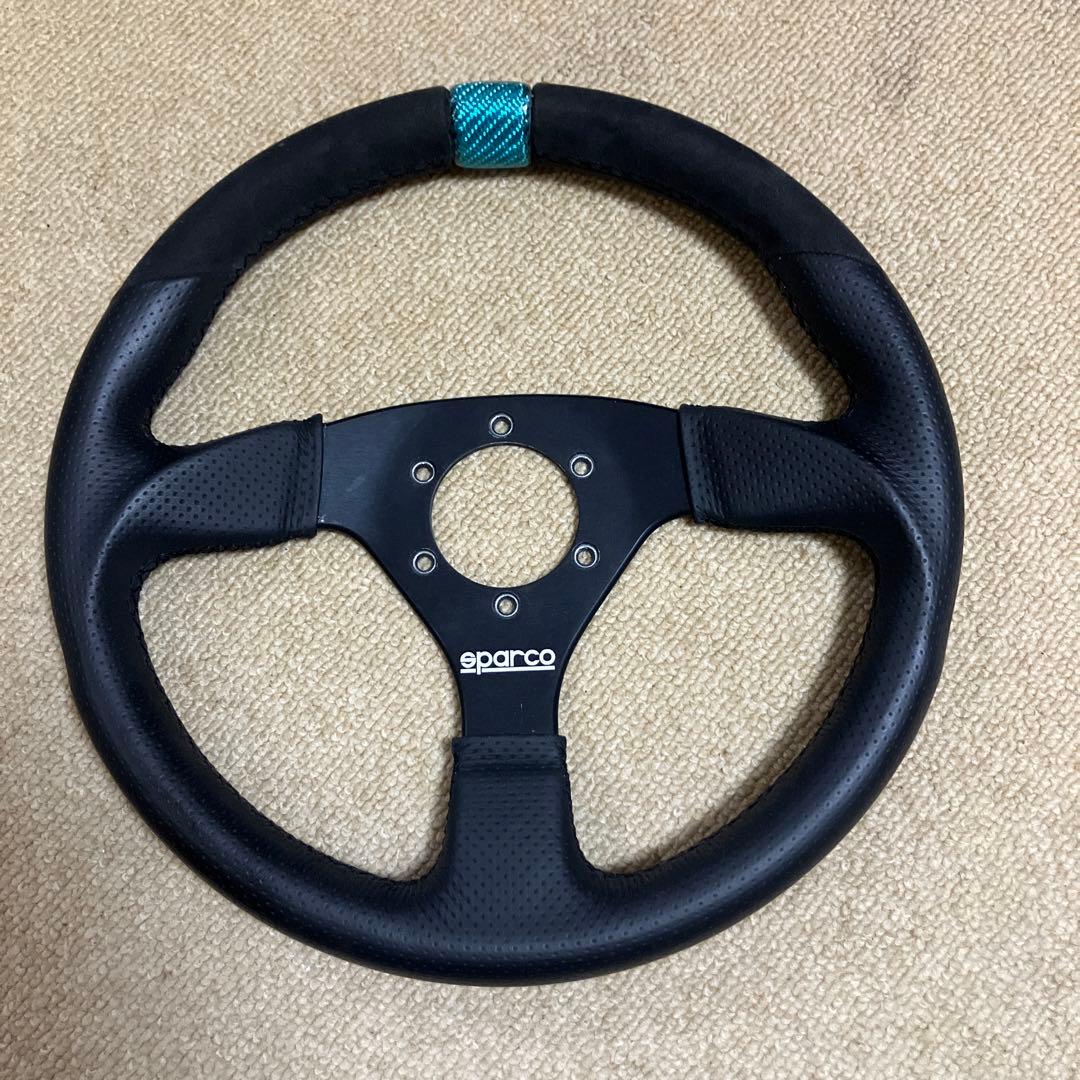 Sparco ステアリング 3スポーク 黒