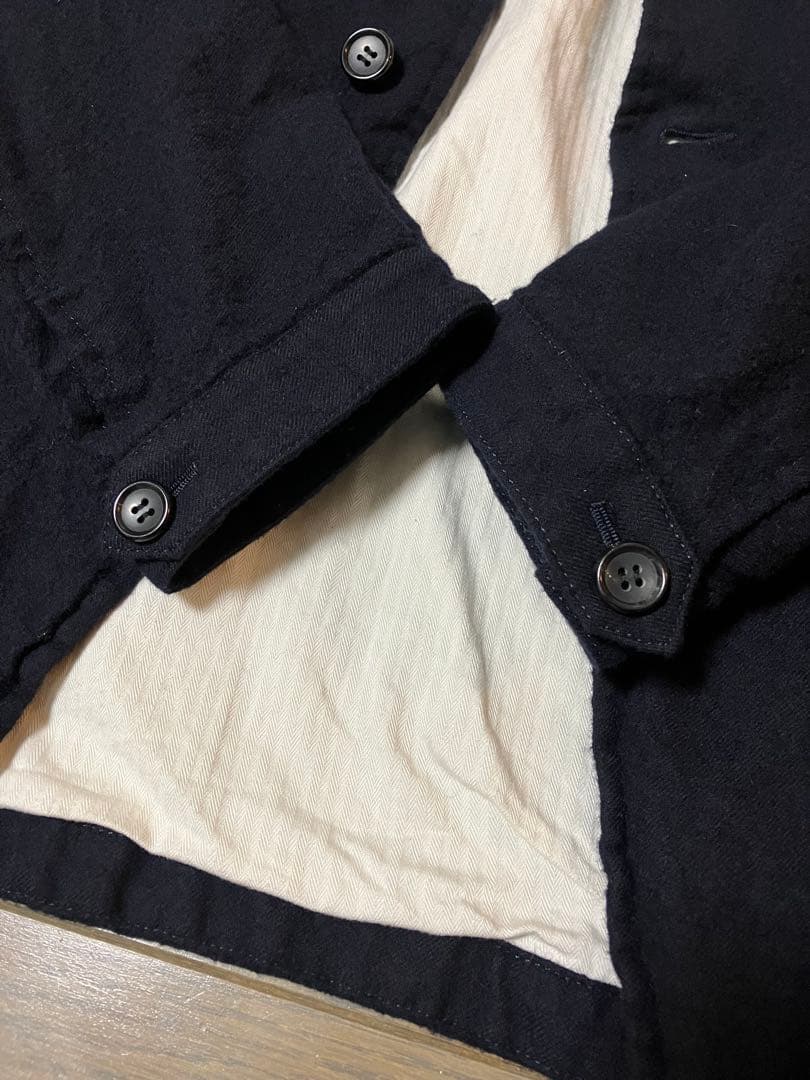 【美品 XSサイズ】20AW コムデギャルソン オム ウールサージ縮絨ジャケット