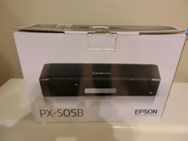 Wi-Fi対応のモバイルプリンター　エプソン　PX-S05B