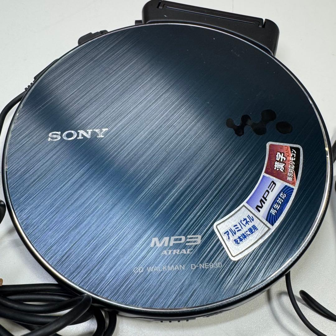 d*9様 SONY CD WALKMAN D−NE830 ブルー ネイビー 動作