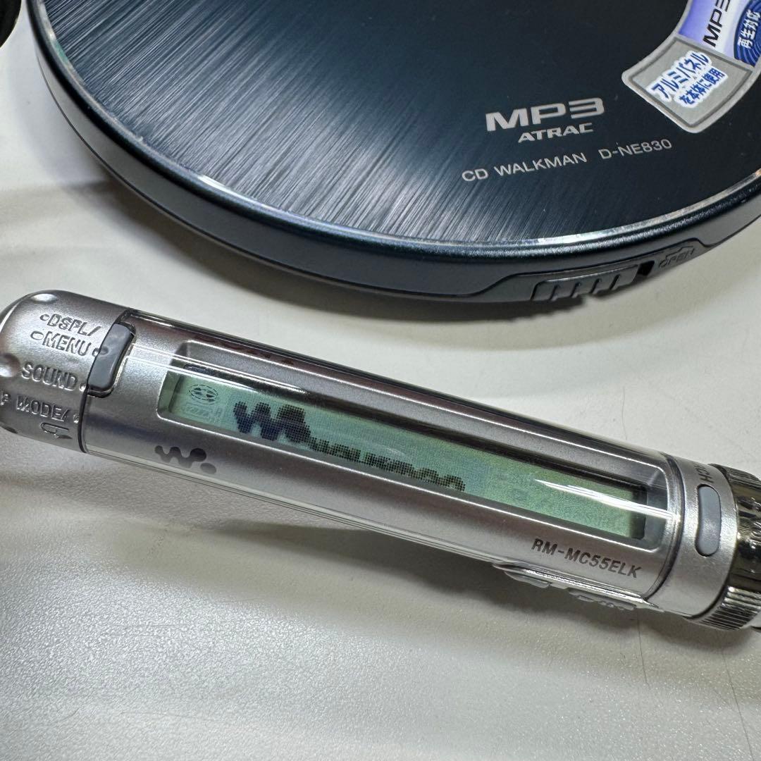 d*9様 SONY CD WALKMAN D−NE830 ブルー ネイビー 動作