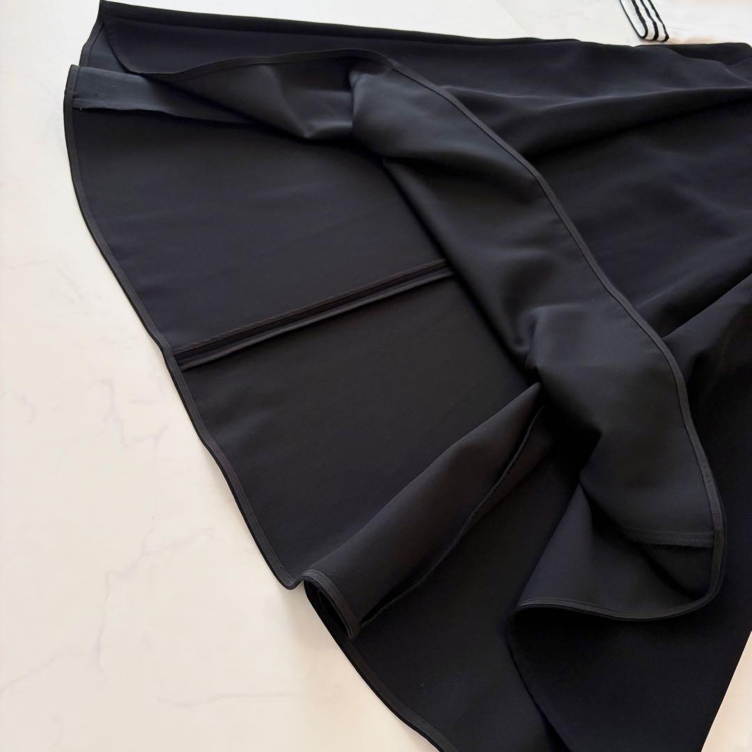 最終価格 ボーダーズアットバルコニー バイカラー ワンピース ホワイト ブラック