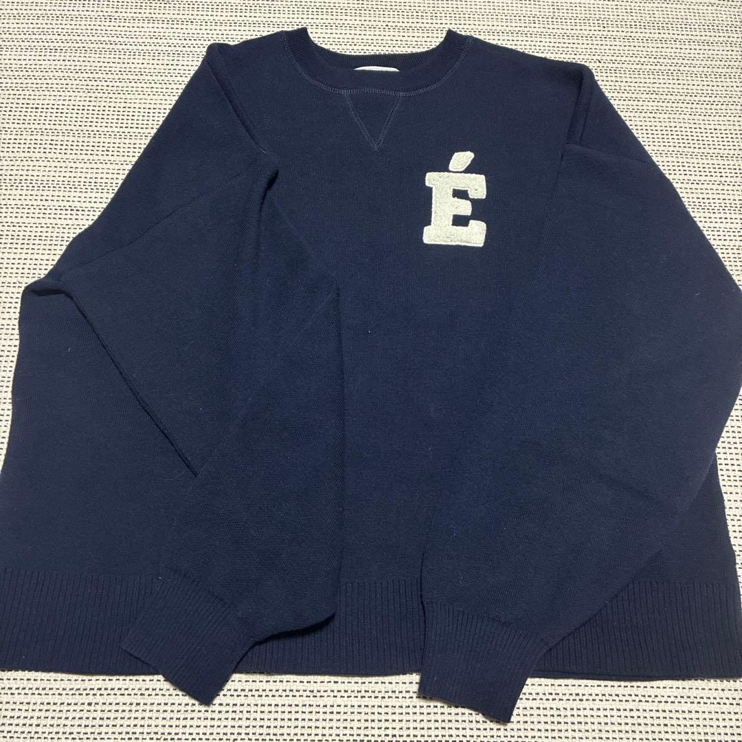 SLOBE IENAサガラ刺繍スウェットライクニット