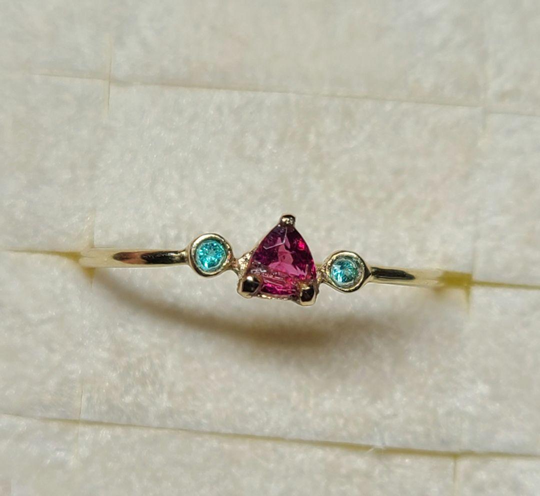 minはるビビッドレッドカラー★ブラジル産ルベライト★オーダー