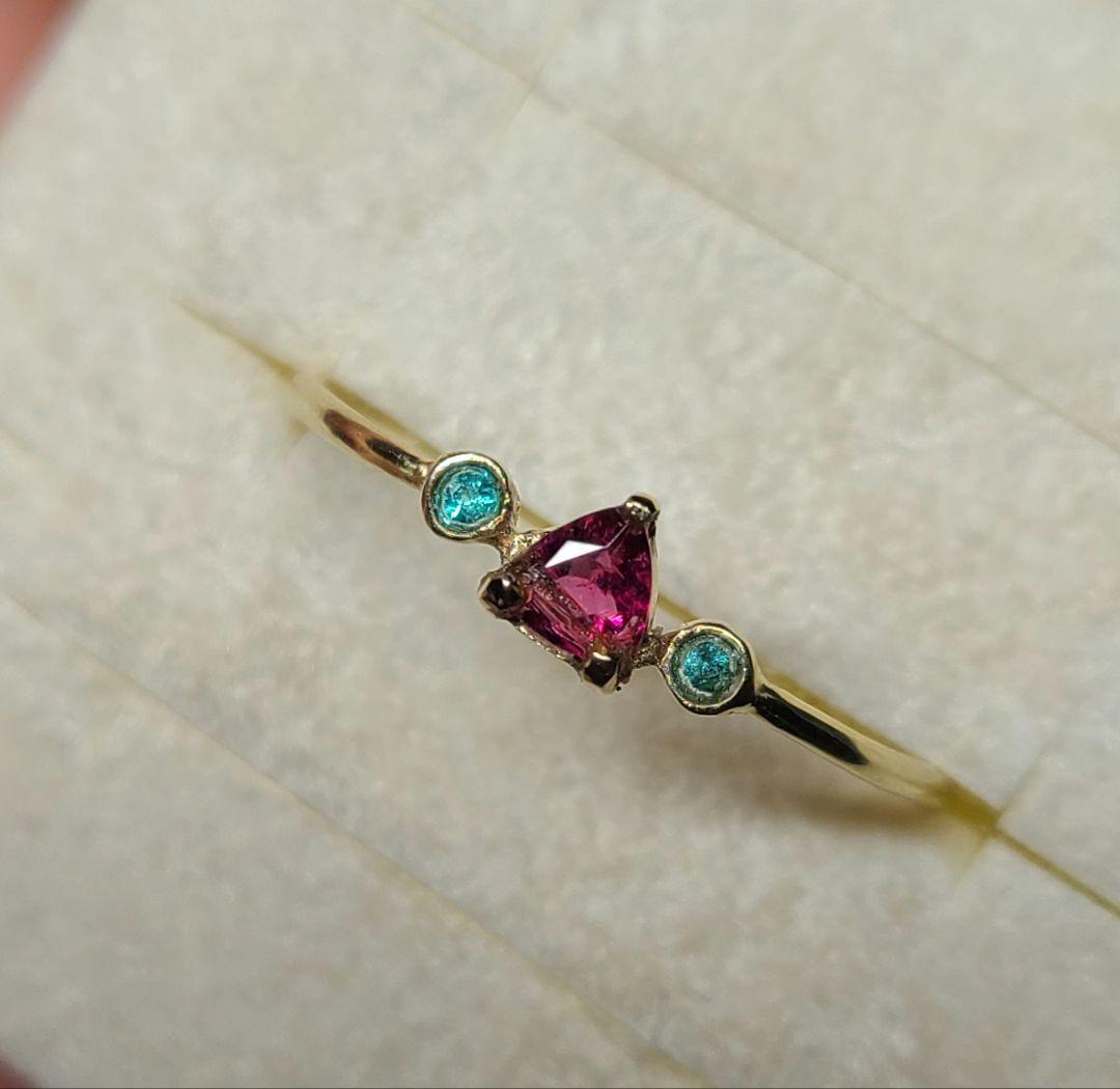 minはるビビッドレッドカラー★ブラジル産ルベライト★オーダー