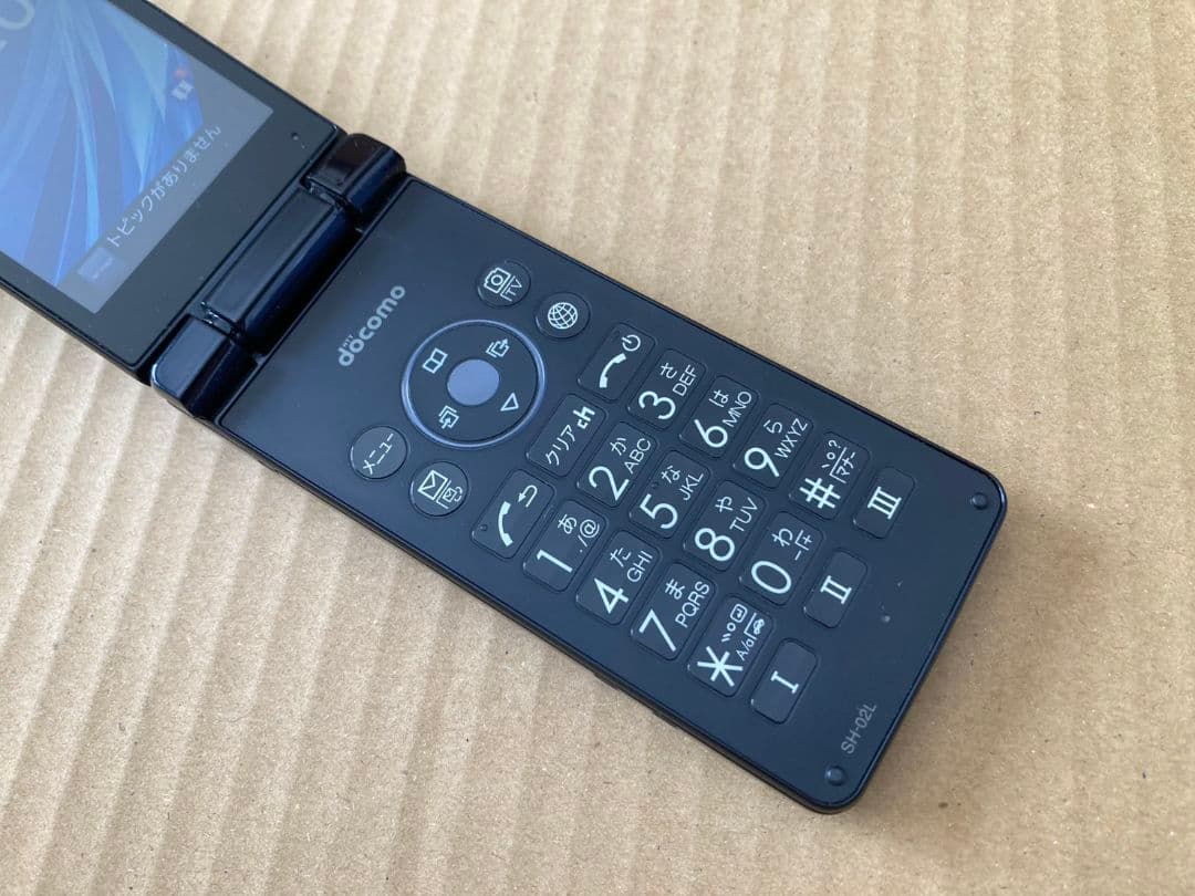 美品 L545 ドコモ AQUOSケータイ SH-02L ガラホ simフリー