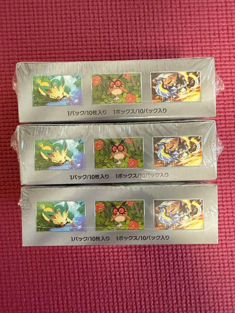 シュリンク付き ポケモンカードゲーム テラスタルフェスex 新品未開封 3BOX