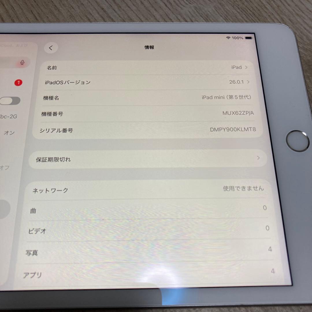 Apple iPad mini5世代シルバー 本体
