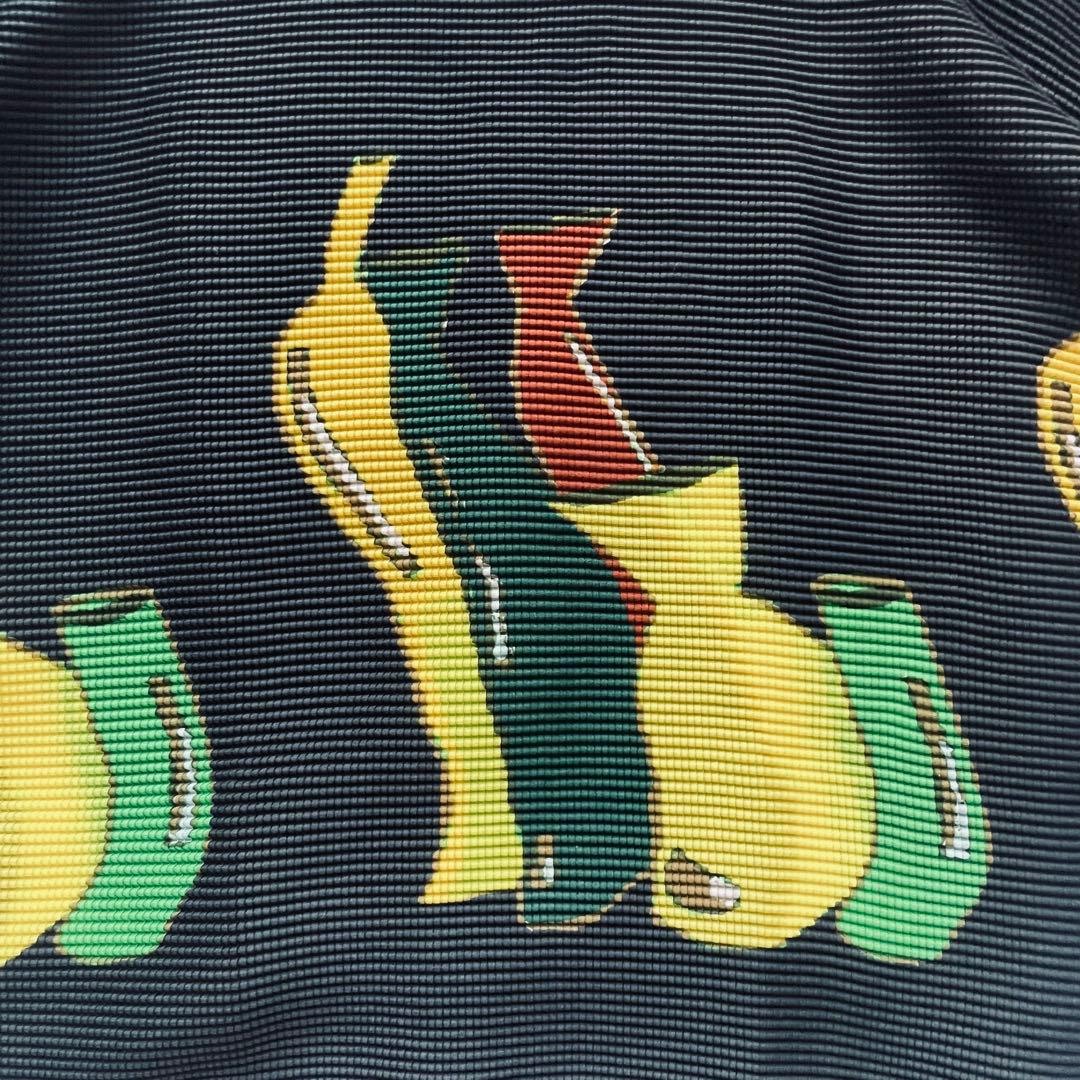 【美品】イッセイミヤケ me ミー ボトルプリント 半袖 プリーツ カットソー