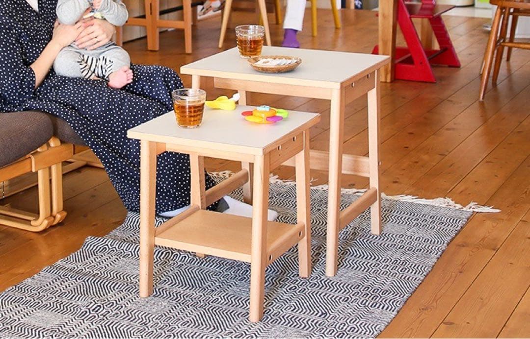 ニトリ ネストテーブル by BEAMS DESIGN 幅46cmサイドテーブル