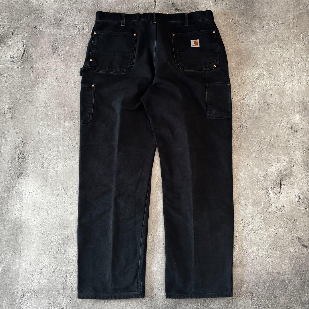 Carhartt ダブルニー ペインターパンツ USA製 ブラック W38