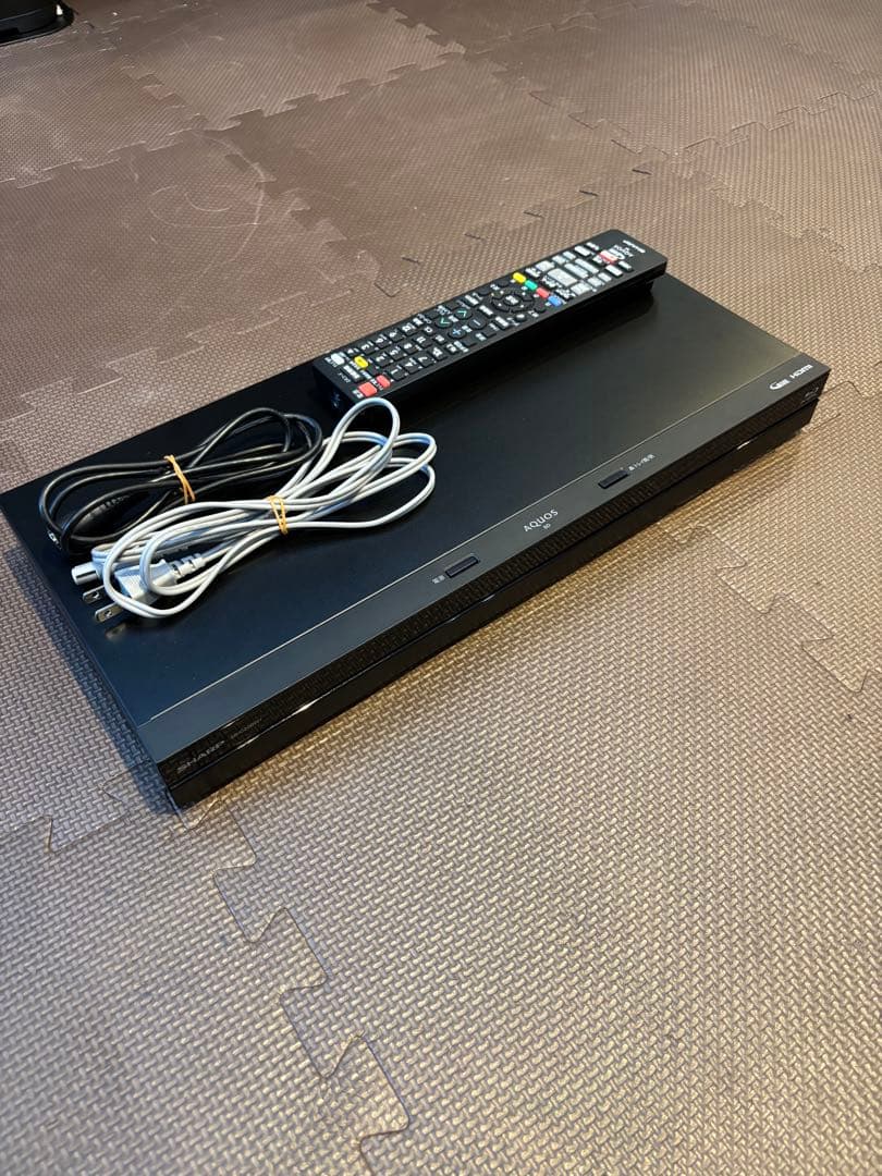 ブルーレイレコーダー 本体 SHARP 2B-C20BW1 + リモコン