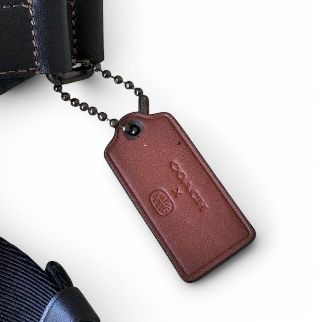 美品　COACH×カフェファセット　限定コラボ　ボディバッグ