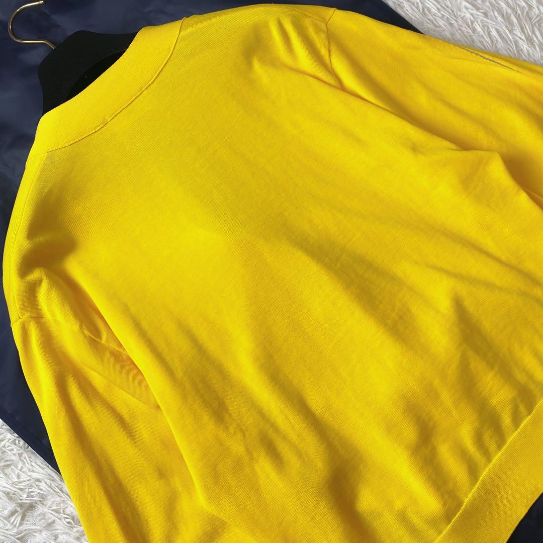 9値下げ中　23SS　ナゴンスタンス　カーブスリーブカーディガン ロゴ　M