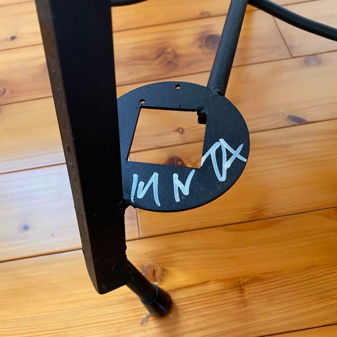 スツール KINTA STUDIO 曽田耕 アイアン レザー