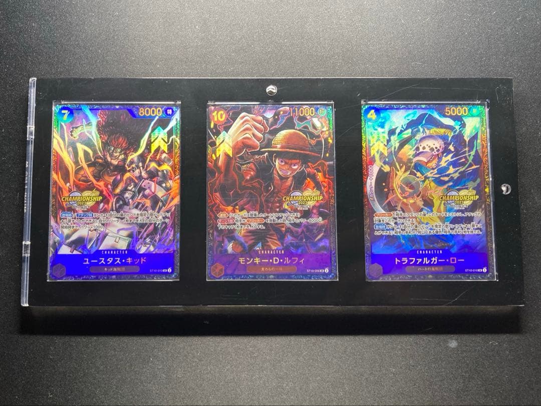 ■観賞用■ 2023チャンピオンシップ ルフィ ロー キッド プロモ3枚セット