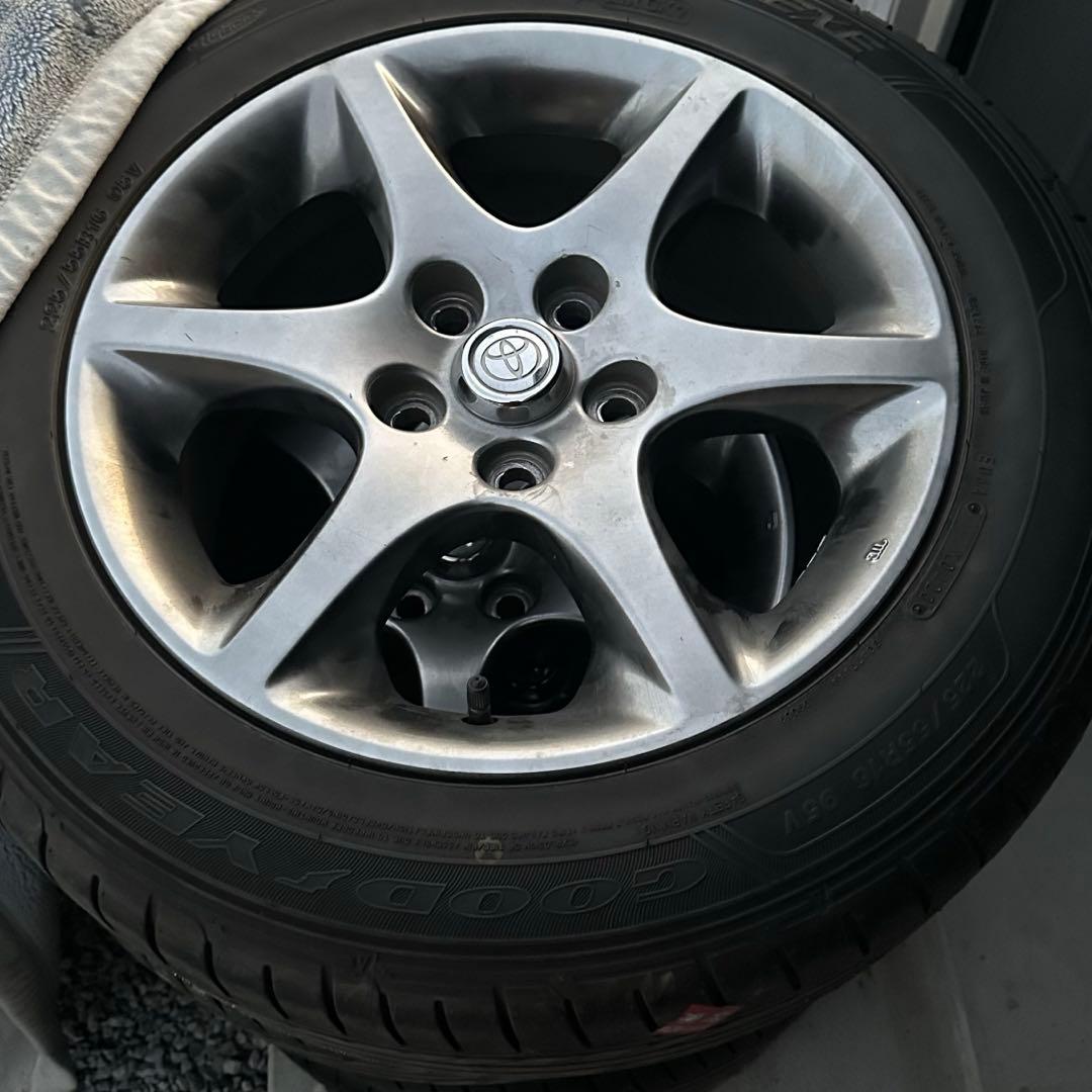 アリスト純正ホイール 溝タイヤ付き！