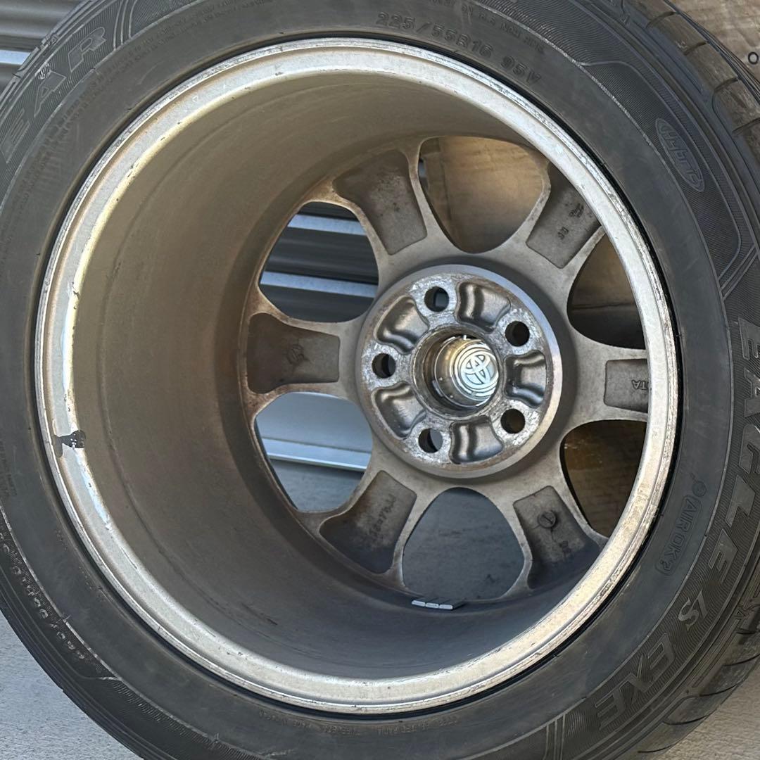 アリスト純正ホイール 溝タイヤ付き！