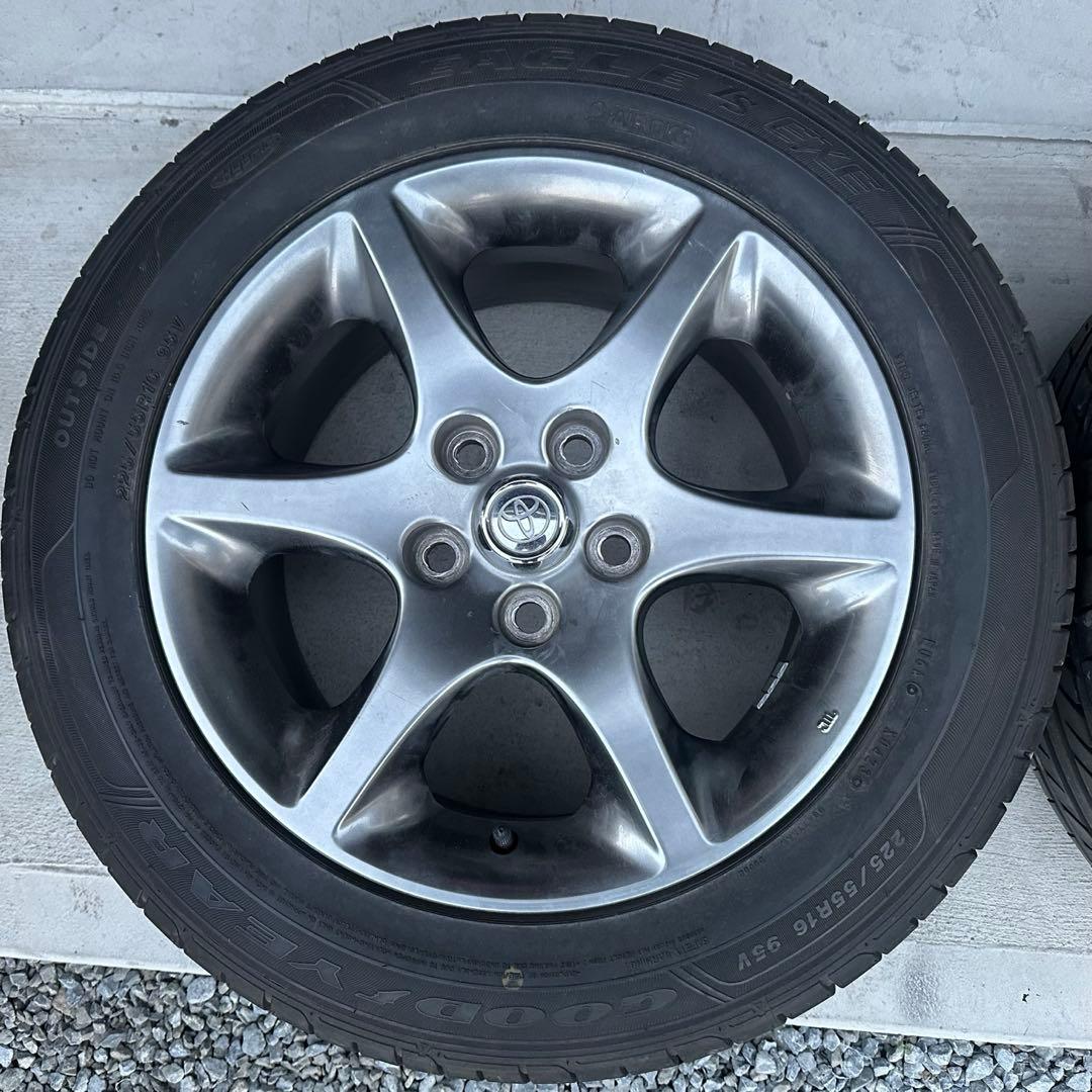 アリスト純正ホイール 溝タイヤ付き！