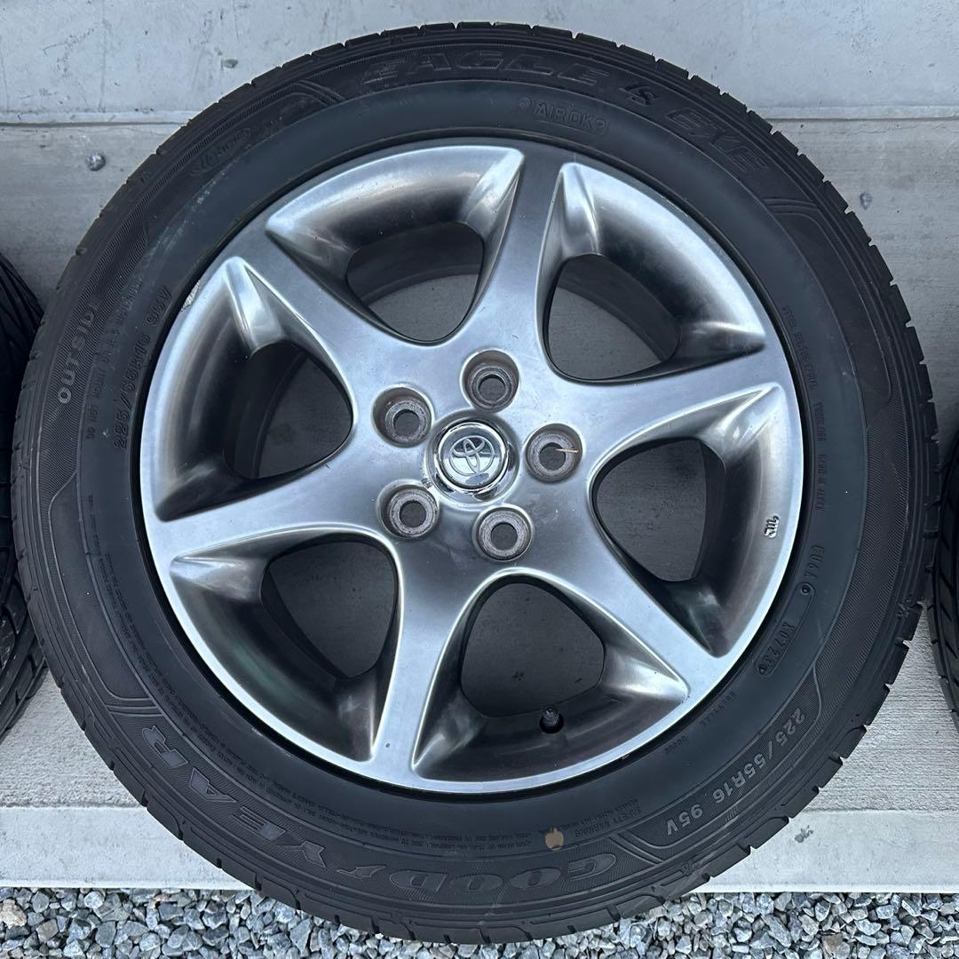 アリスト純正ホイール 溝タイヤ付き！