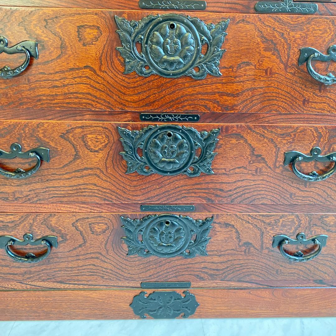 岩谷堂箪笥 チェスト 民芸家具 検査済証付き 和箪笥 民芸タンス 中古