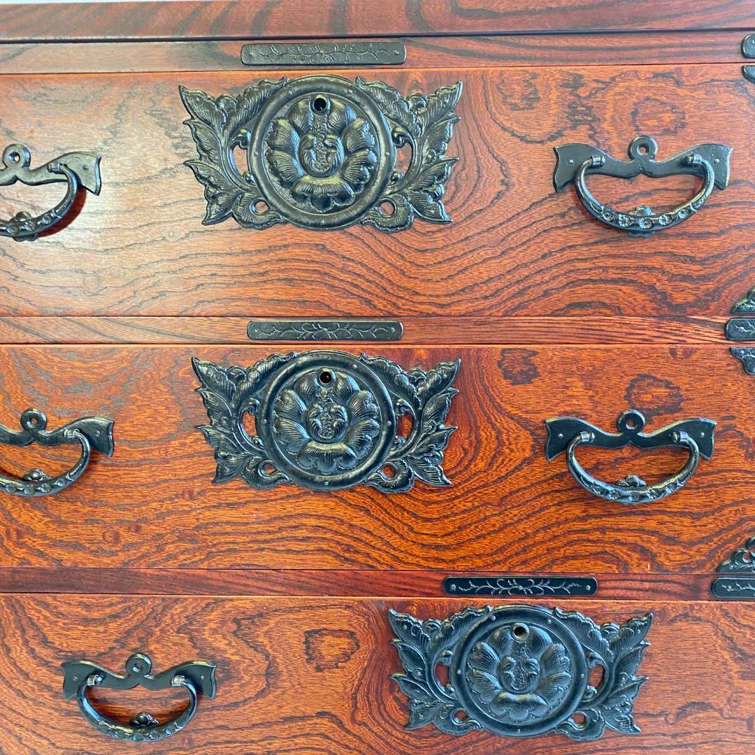 岩谷堂箪笥 チェスト 民芸家具 検査済証付き 和箪笥 民芸タンス 中古