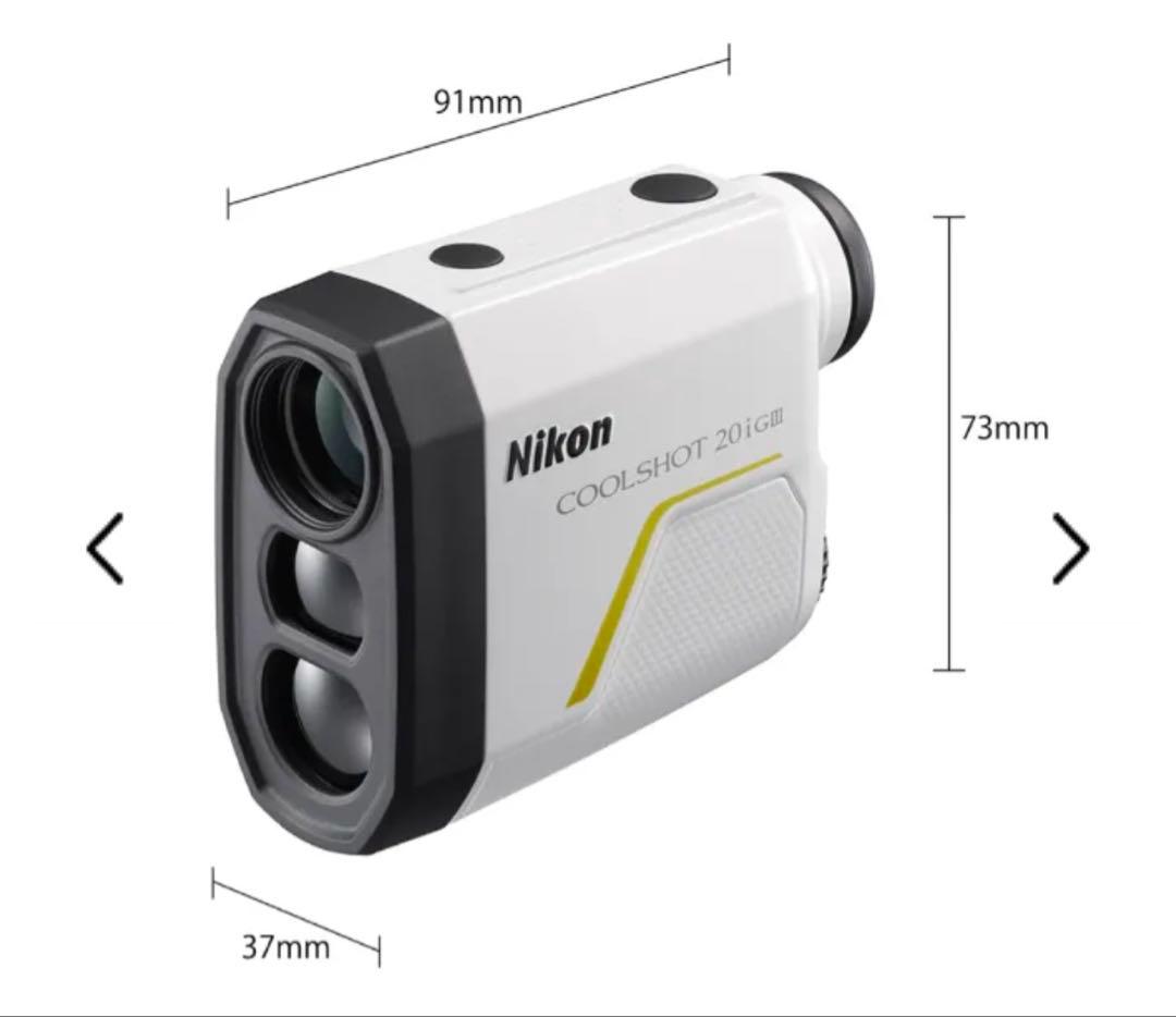 ゴルフ レーザー 距離計 クールショット 20i GIII 電池付き