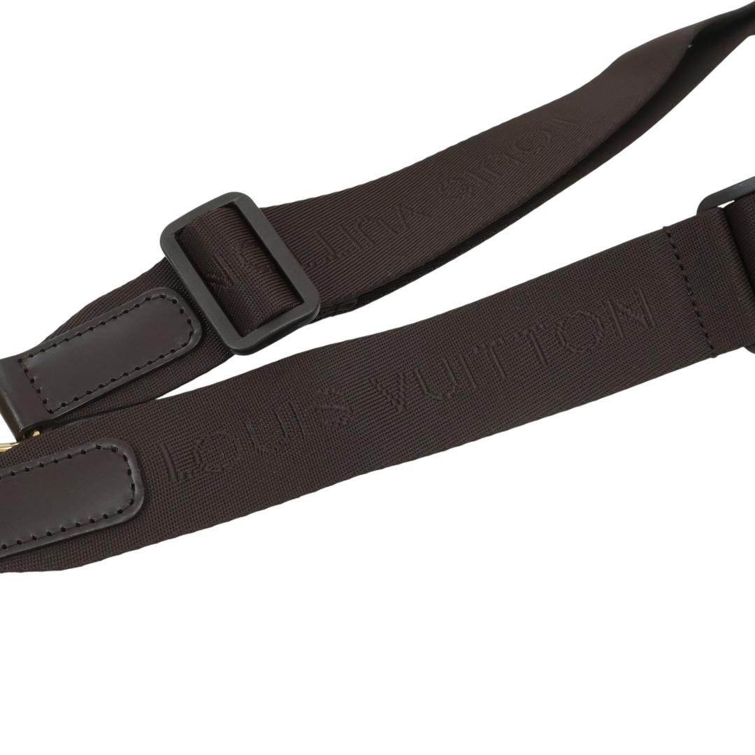 極美品 ルイヴィトン ロゴ ショルダーストラップ ナイロン ゴールド金具