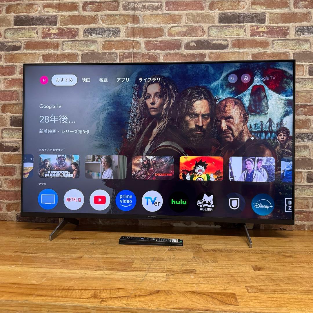 SONY 50V型 4K液晶テレビ BRAVIA KJ-50X80WK 23年製