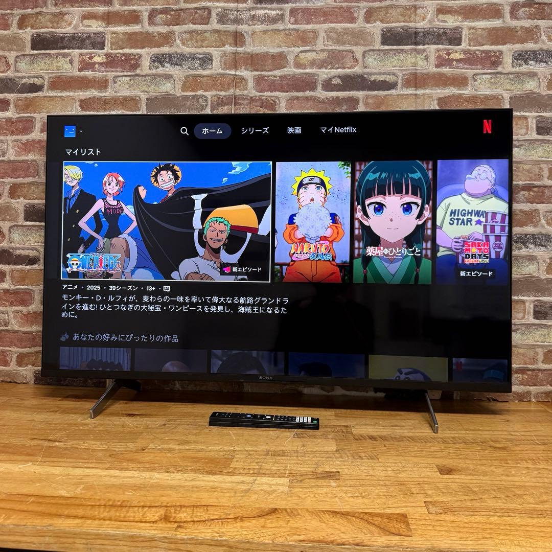 SONY 50V型 4K液晶テレビ BRAVIA KJ-50X80WK 23年製