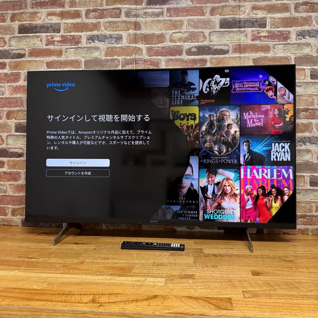 SONY 50V型 4K液晶テレビ BRAVIA KJ-50X80WK 23年製