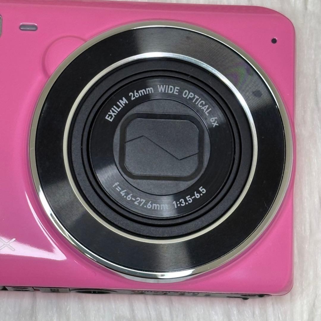 美品　CASIO カメラ　エクシリム　EX-ZS35 ピンク コンデジ　動作品