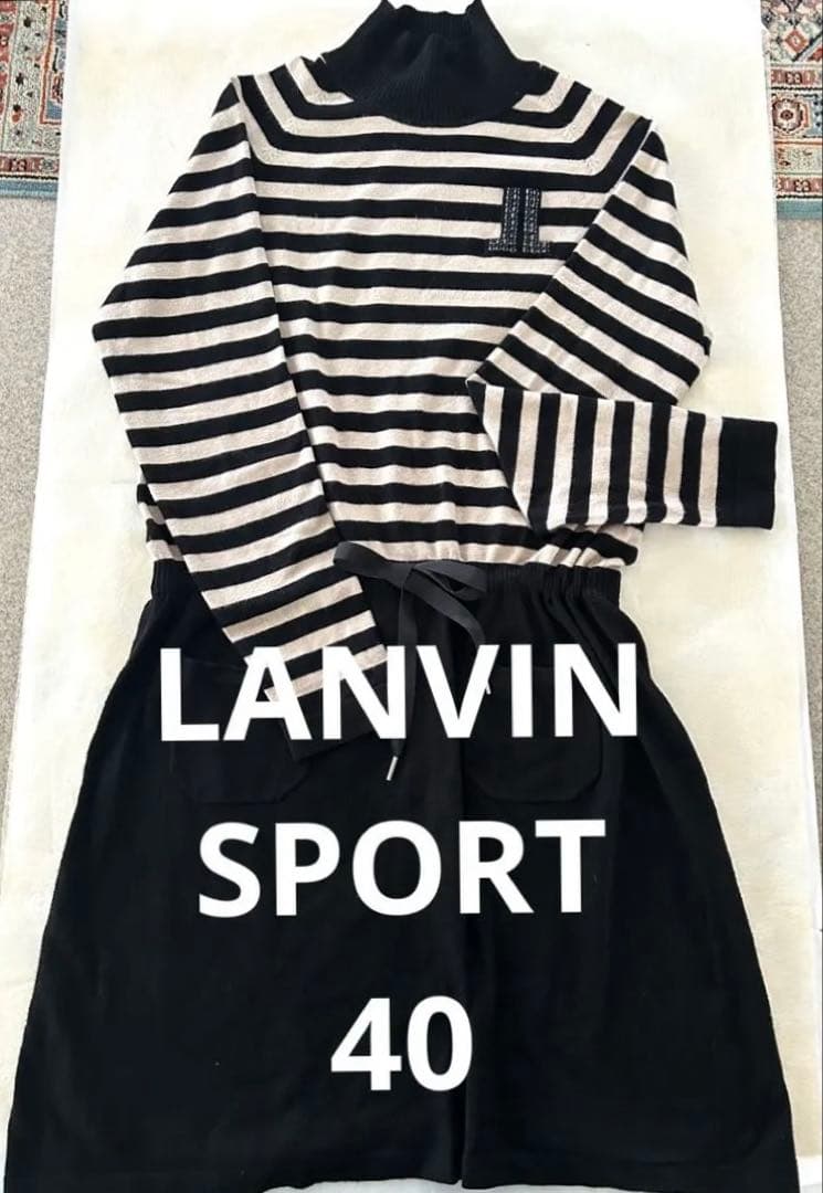 【ミッチーさん専用】美品！ランバンスポール40サイズワンピースと2ウェイ帽子2点