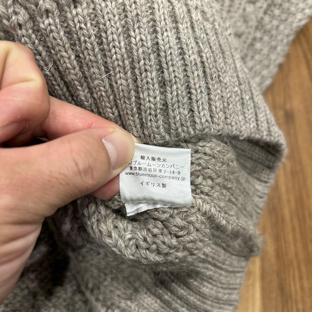 新品 定価27500円 ケリーウーレンミルズ ケーブルニット 40 ベージュ