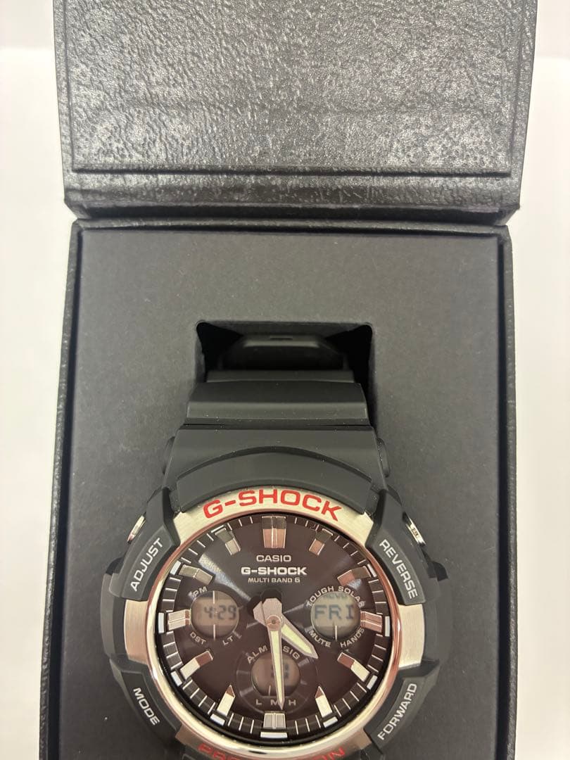 美品CASIO G-SHOCK GAW-100-1AJF 腕時計 電波ソーラー