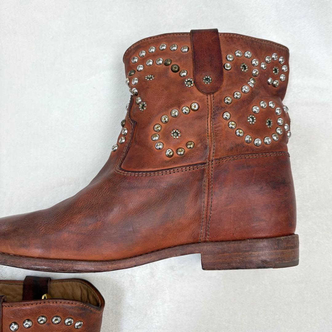 ISABEL MARANT ショートブーツ ウエスタン リペア済み 40