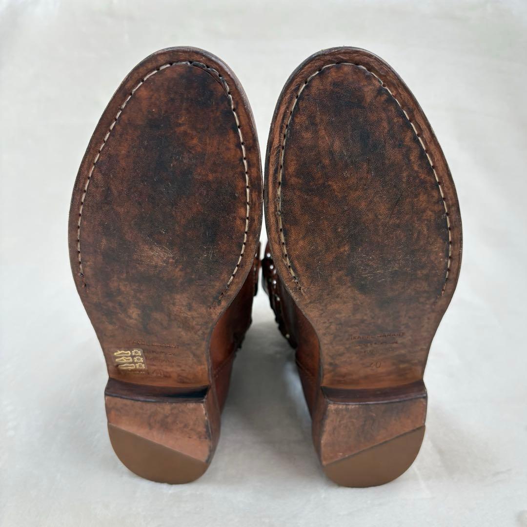 ISABEL MARANT ショートブーツ ウエスタン リペア済み 40